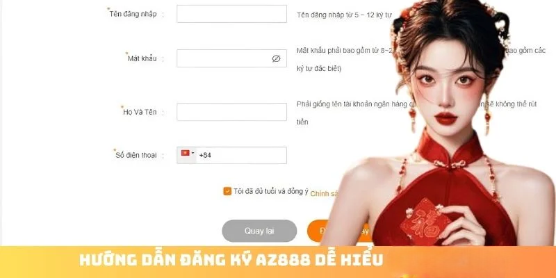 Hướng Dẫn Đăng Ký AZ888 Chỉ Vài Bước Đơn Giản